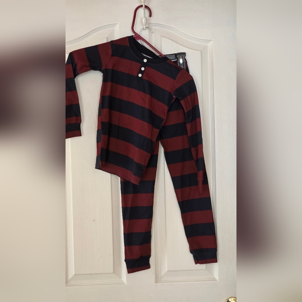 Childerns Place Boys Size 6Striped Long Sleeve Pajama Set